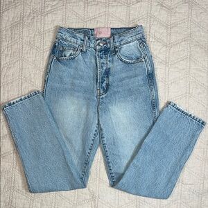 REVICE Sky Blue Straight Leg Jeans
